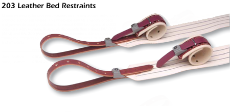 203 Leather Bed Restraints